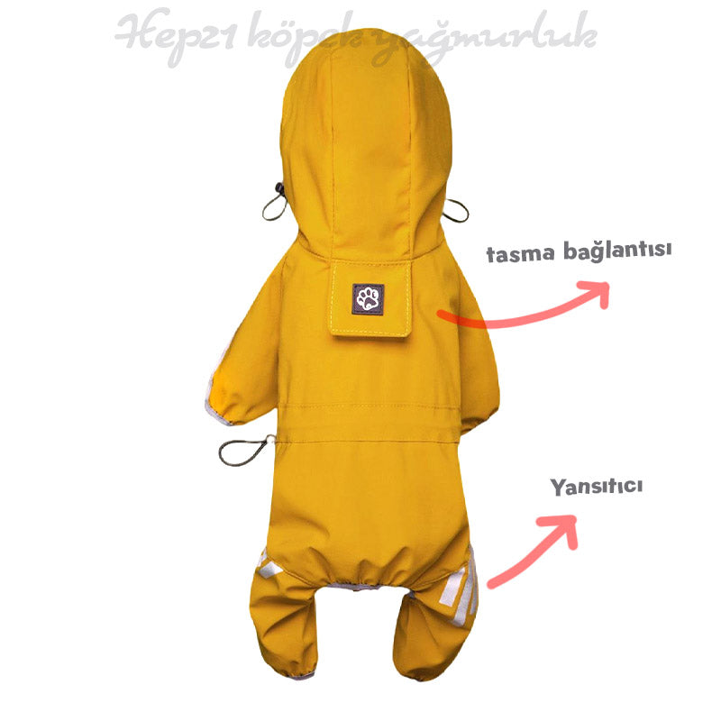 Köpek Yağmurluk Tulum Yansıtıcı 131876