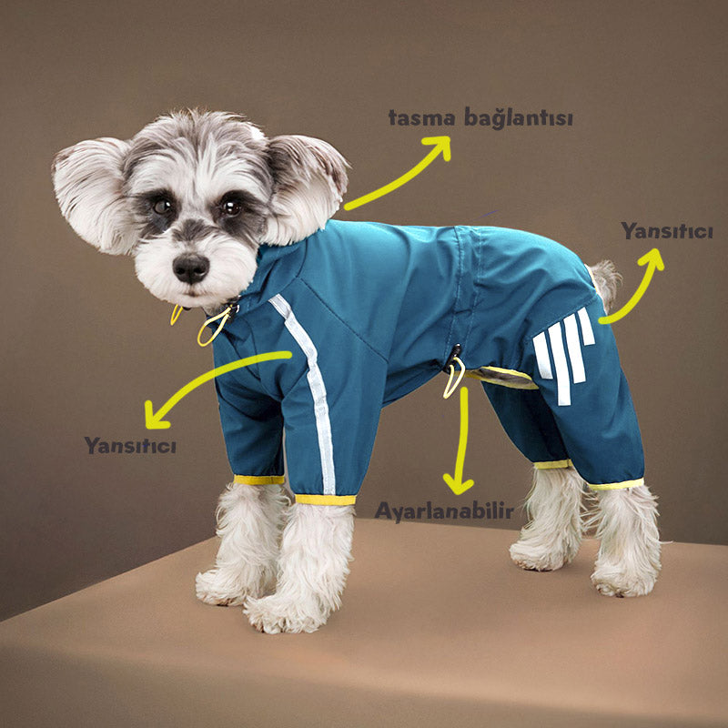 Köpek Yağmurluk Tulum Yansıtıcı 131876