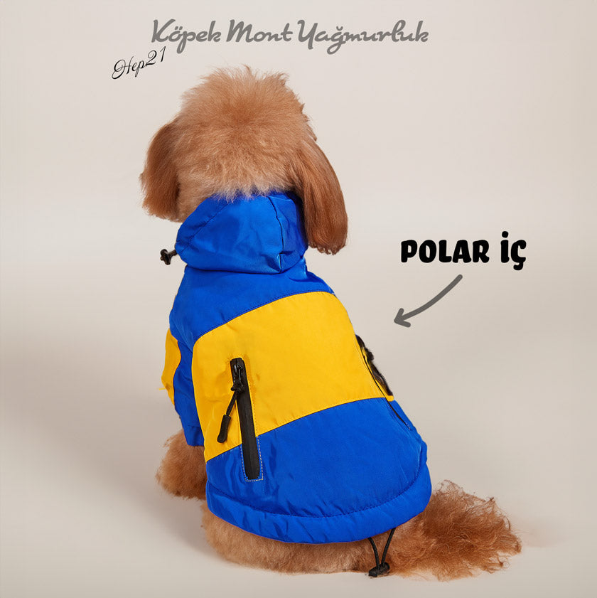 Köpek Yağmurluk Yansıtıcı Mont Polar İç 520519