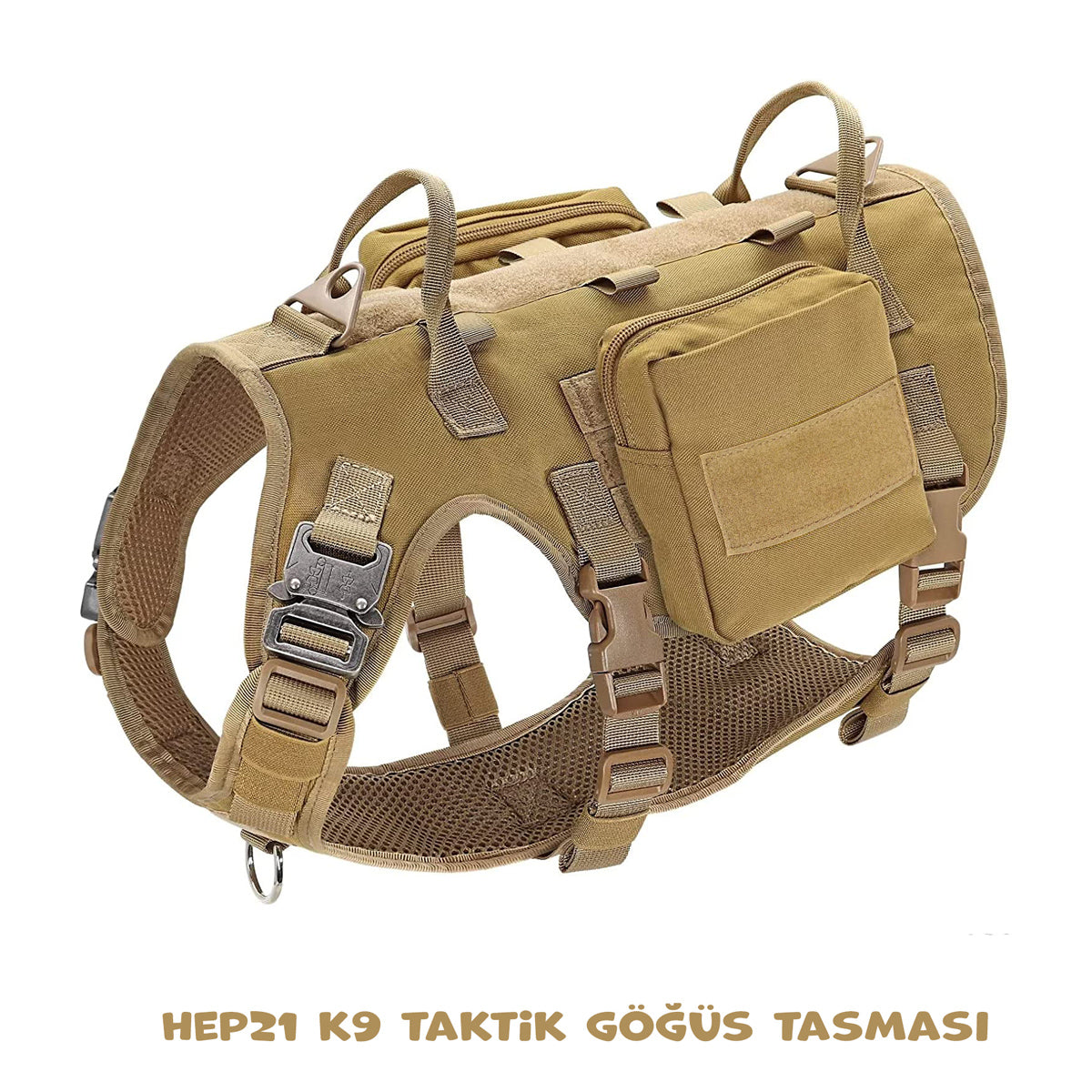 Köpek Göğüs Tasması K9 Tasma Çantalı 