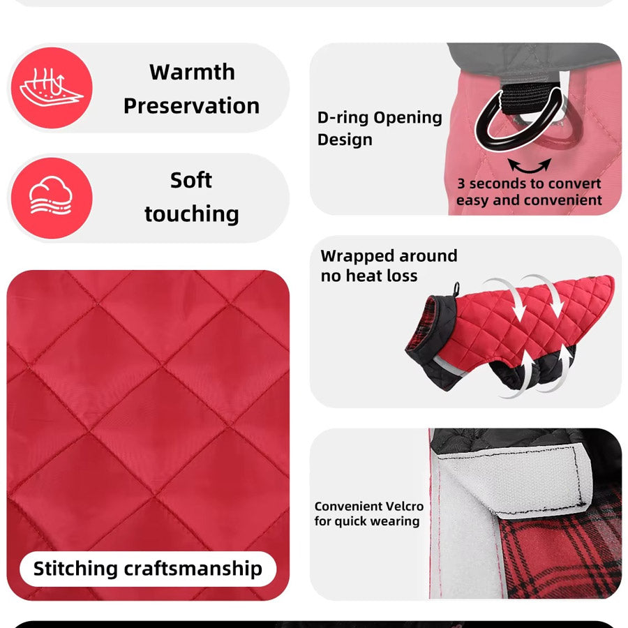 Köpek Yağmurluğu Çift Taraflı Reflective 79528