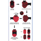 Köpek Yağmurluğu Çift Taraflı Reflective 79528