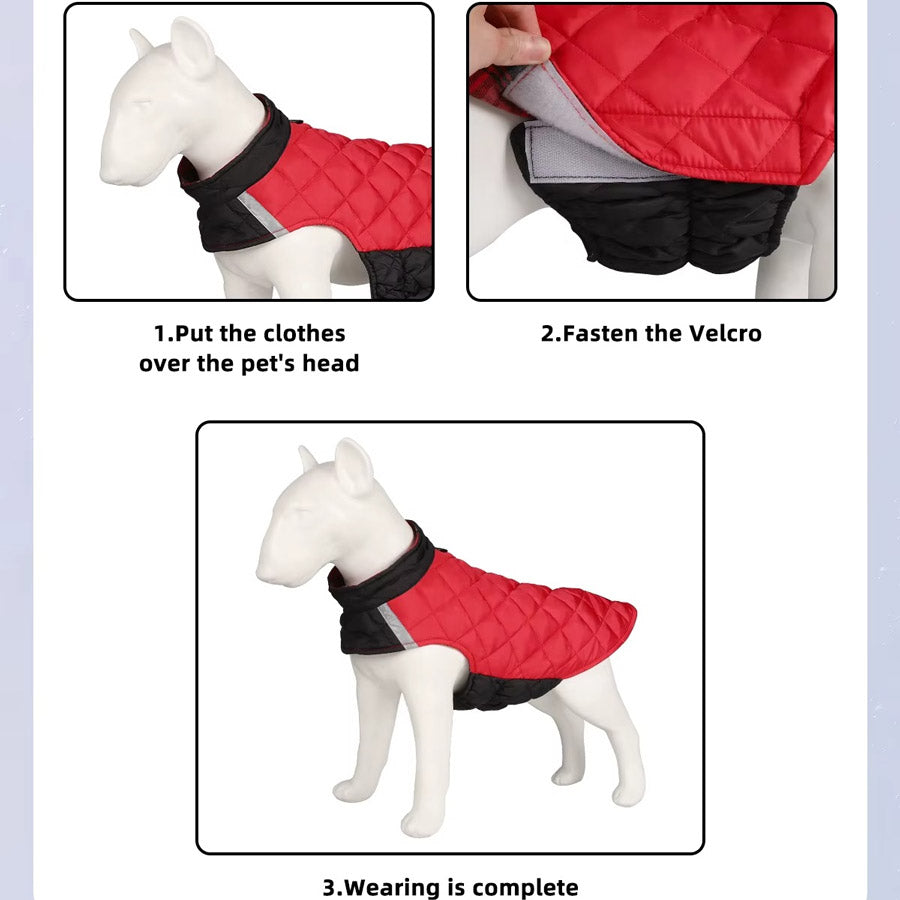 Köpek Yağmurluğu Çift Taraflı Reflective 79528