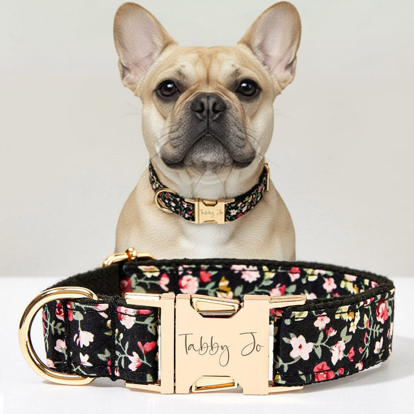 Köpek Boyun Tasması İsimli Çiçek Desenli 96835