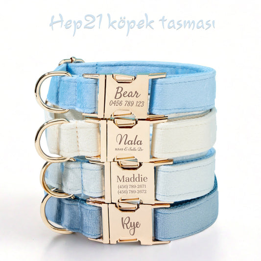 Köpek Boyun Tasması İsimli Kadife 65064