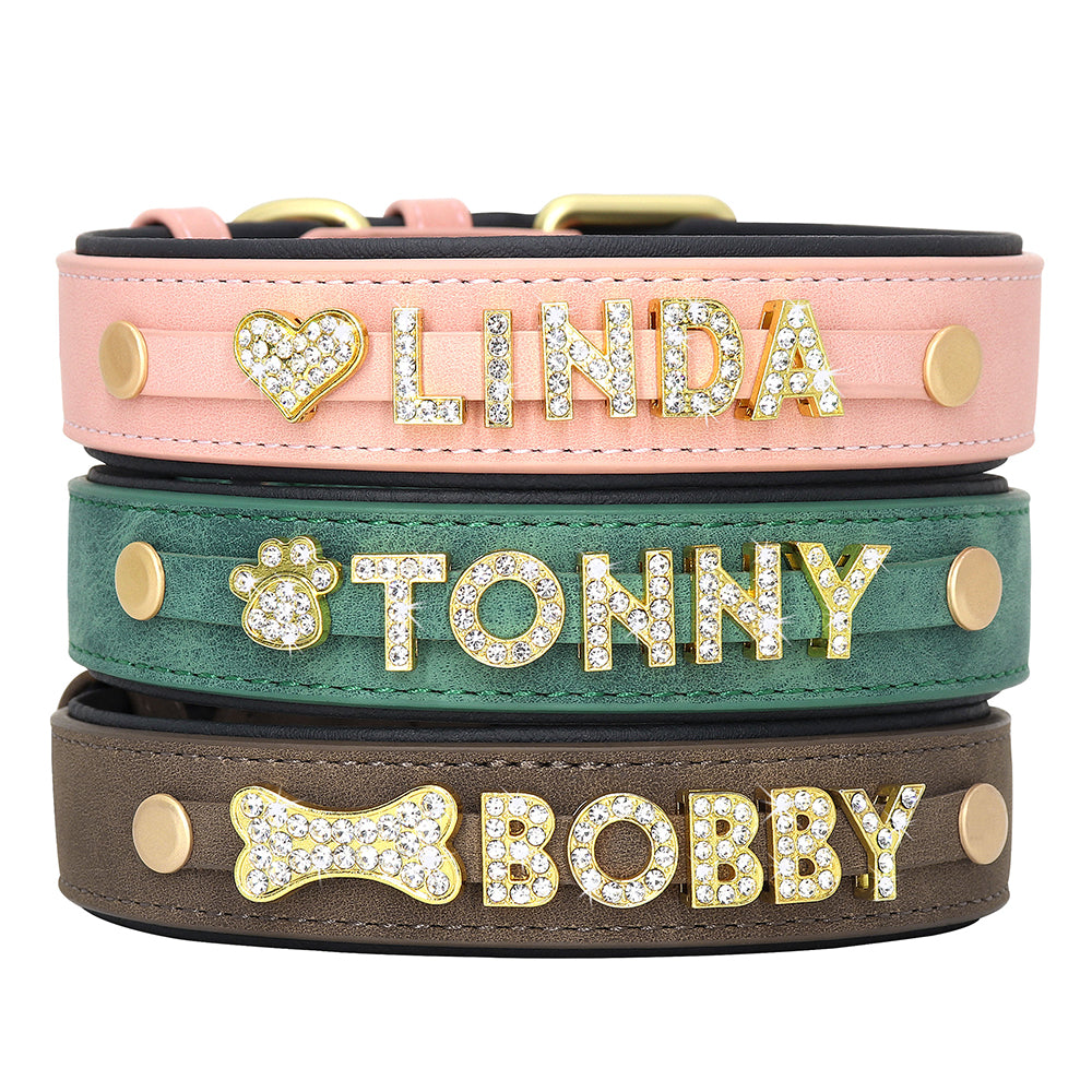Köpek tasması Bling Charm İsimli Boyun Tasması 