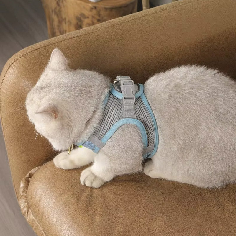 Reflektörlü ve Nefes Alan Kedi Göğüs Tasması 98373