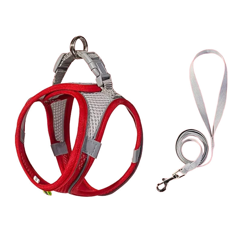 Reflektörlü ve Nefes Alan Kedi Göğüs Tasması 98373