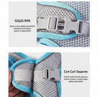 Reflektörlü ve Nefes Alan Kedi Göğüs Tasması 98373