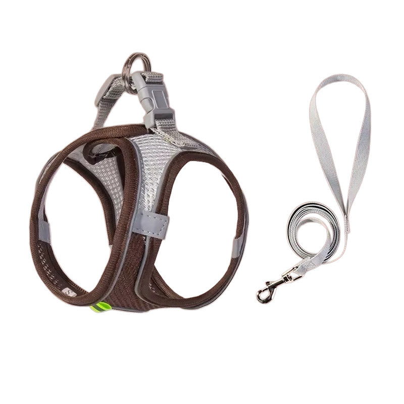 Reflektörlü ve Nefes Alan Kedi Göğüs Tasması 98373