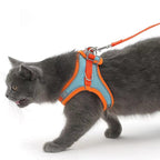 Reflektörlü ve Nefes Alan Kedi Göğüs Tasması 98373