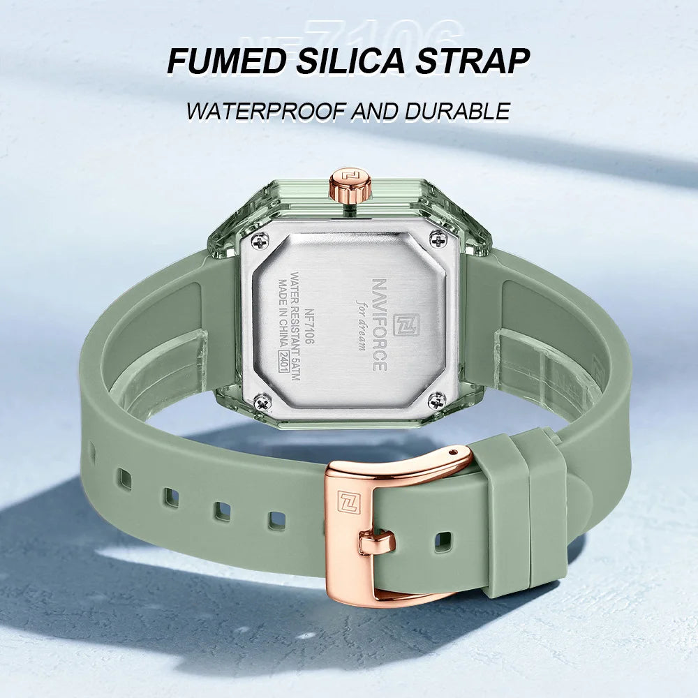 Kadın Saati Quartz Şeffaf Kasa 36812