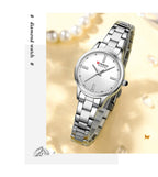 Kadın Saati Klasik Zarafet: Paslanmaz Çelik 39114