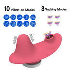 Giyilebilir Külot Vibratörü: Uzaktan Kumandalı, Klitoris Emici ve G-Spot Uyarıcı 03834