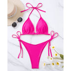Kadın Bikini Brazilian Halter Bikini 80426125