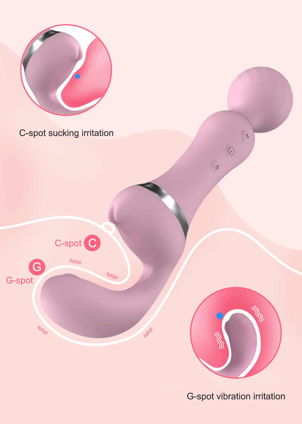 Klitoris G Noktası Uyarıcı Vibratör 20 farklı mod