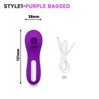 Mini G-Spot ve Klitoris Uyarıcı Dil Emişli Titreşimli 7 Mod 99254