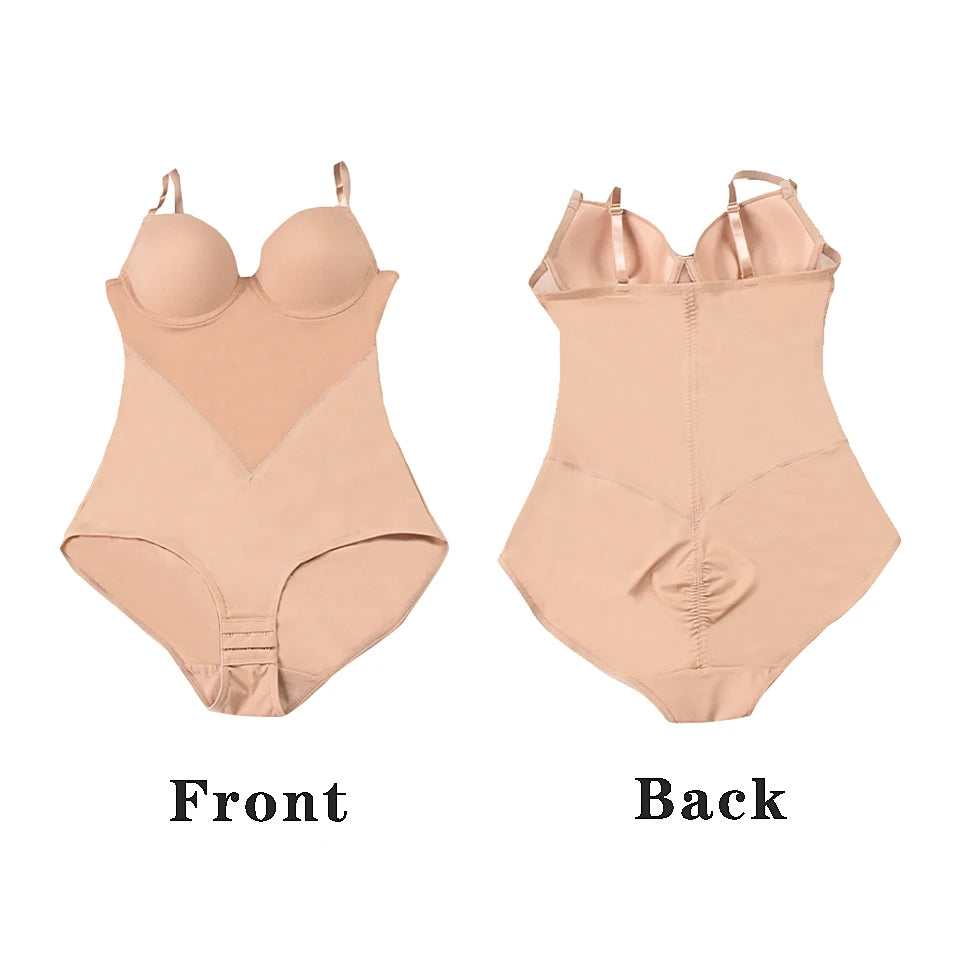 Transparan Detaylı Balenli Push-Up Toparlayıcı Bodysuit Korse 34284 ÜCRETSİZ KARGO