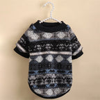 Desenli Polar Köpek Kazağı Kışlık Sweatshirt 06058