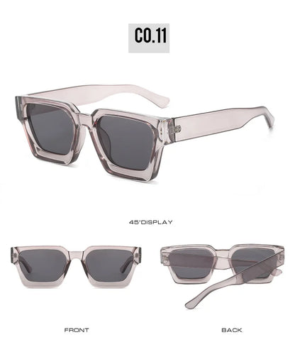 Kare Güneş Gözlüğü - Retro Vintage Stil UV400 Unisex  83839