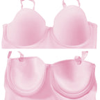 Toparlayıcı Korse İç Elbise Askılı Telli Sütyenli 27891