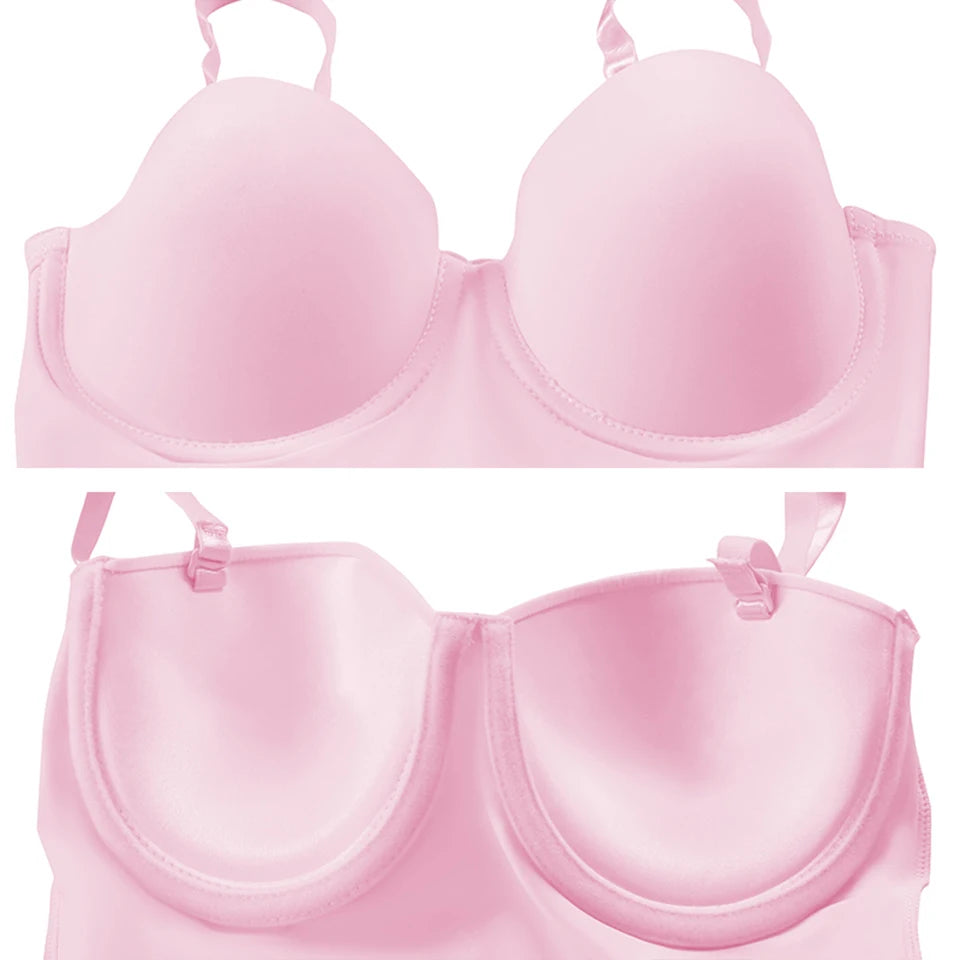 Toparlayıcı Korse İç Elbise Askılı Telli Sütyenli 27891