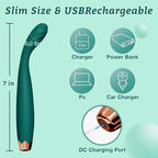 Kavisli Parmak Vibratör 10 Titreşim Modlu Klitoris Uyarıcı İpeksi Silikon 45272
