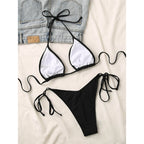 Kadın Bikini Brazilian Halter Bikini 80426125