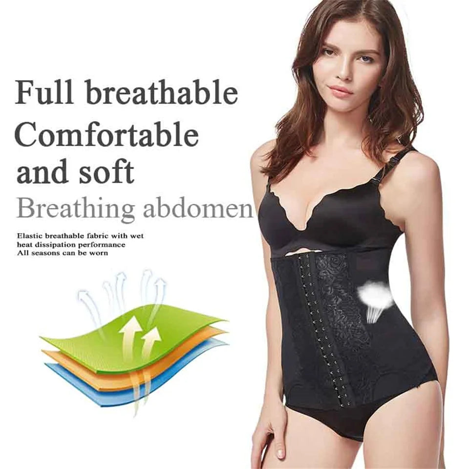 Dantel İşlemeli 7 Balenli Bel İnceltici ve Toparlayıcı Kadın Korse 28060