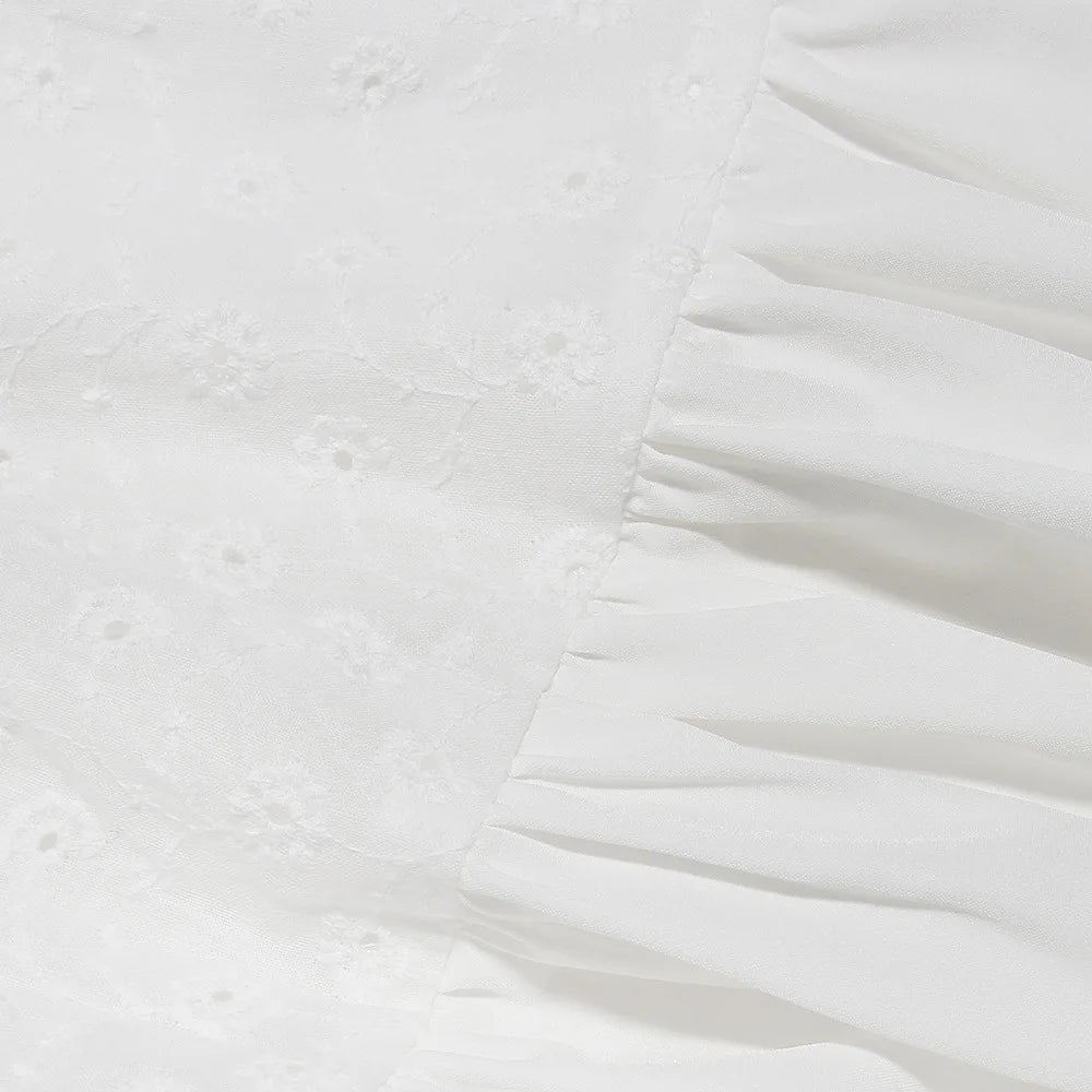 فستان صيفي أبيض نسائي 63562