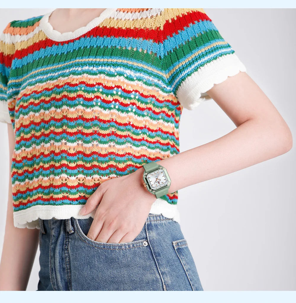 Kadın Saati Quartz Şeffaf Kasa 36812