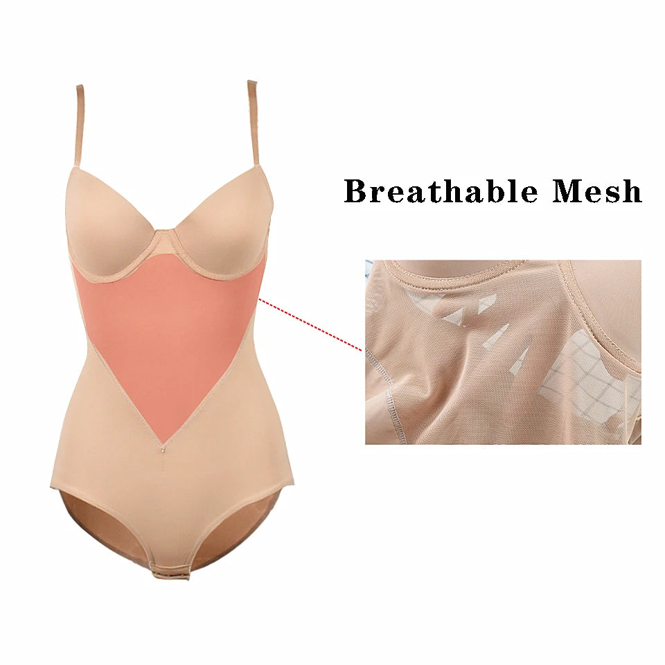 Transparan Detaylı Balenli Push-Up Toparlayıcı Bodysuit Korse 34284 ÜCRETSİZ KARGO