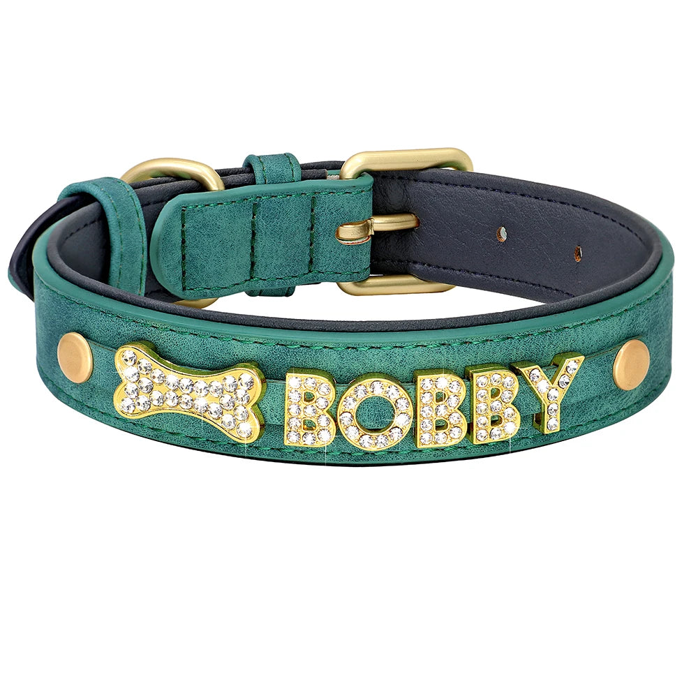 Köpek tasması Bling Charm İsimli Boyun Tasması 