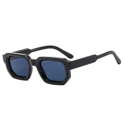 Vintage Stil Kalın Çerçeveli Kare Güneş Gözlüğü - UV400 Unisex 95466