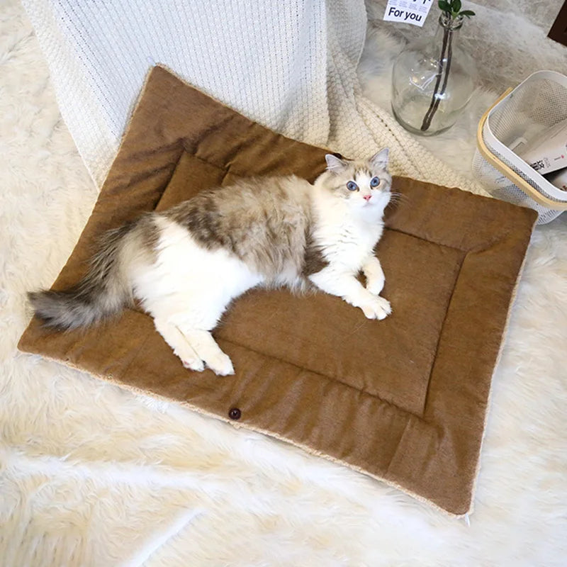 Katlanabilir Kedi Yatağı - Sıcak ve Rahat 02521