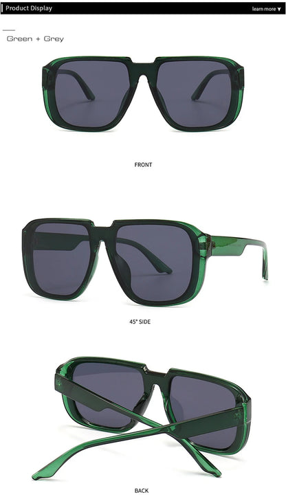 Retro Kare Güneş Gözlüğü | UV400 Korumalı 86850