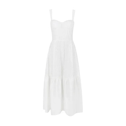 Kadın Yazlık Beyaz Elbise 63562