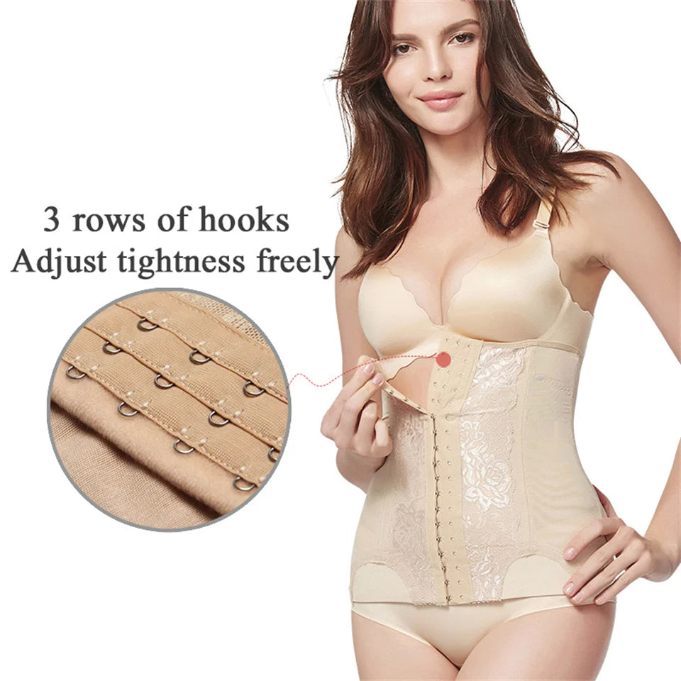 Dantel İşlemeli 7 Balenli Bel İnceltici ve Toparlayıcı Kadın Korse 28060