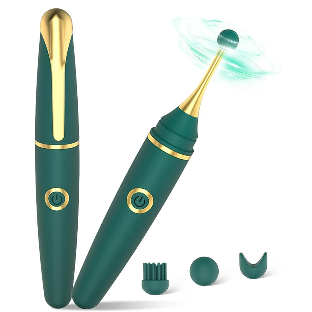 Kalem Tasarımlı Hassas Vibratör 3 Başlıklı 10 Modlu Şarjlı ve Gizli Klitoris Uyarıcı 83150