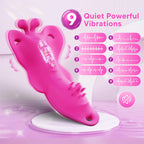 Butterfly Kelebek Vibratör Giyilebilir Klitoris Uyarıcı Gizli 9 Titreşim Mod 93438