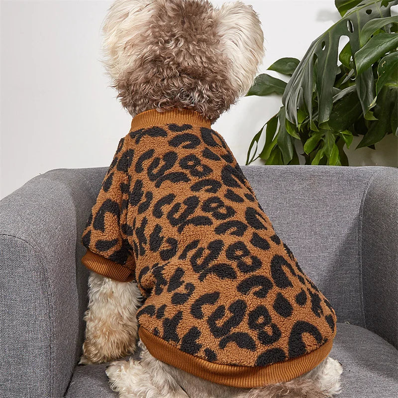 Desenli Polar Köpek Kazağı Kışlık Sweatshirt 06058