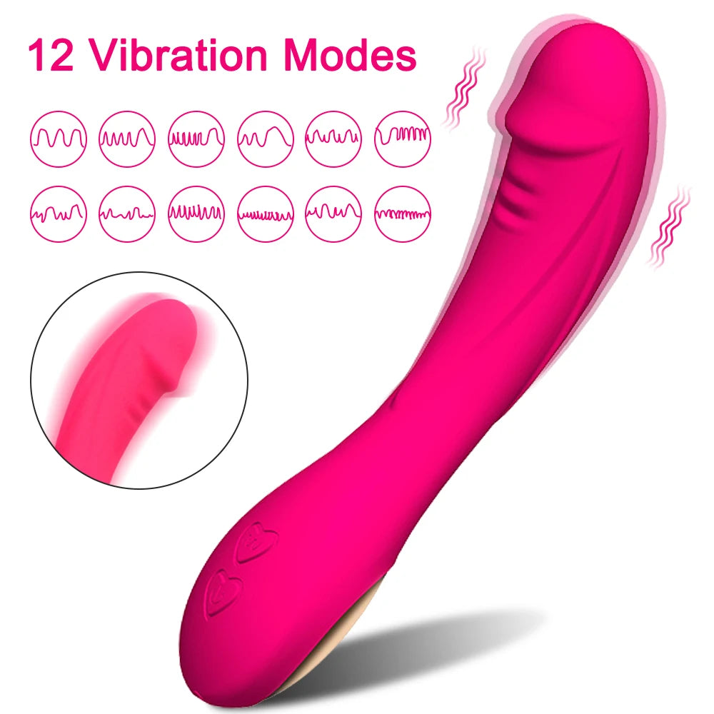 Vibrator G-Spot Vibrating Clitoris Dildo Dildo 7054
