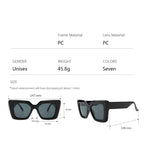 Trend Kare Güneş Gözlüğü Unisex UV400 koruma 86669