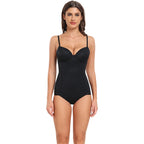 Dantel Detaylı Balenli Push-Up Toparlayıcı Bodysuit Korse 40193