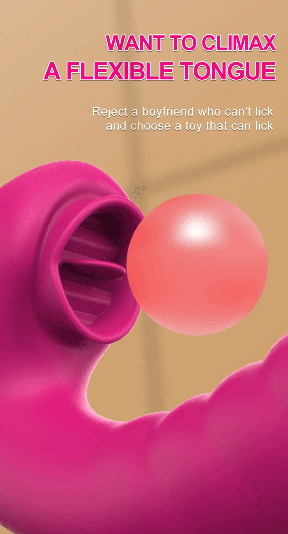 Yalayan Dil Tasarımlı Çift Motorlu G-Spot ve Klitoris Vibratörü 79785