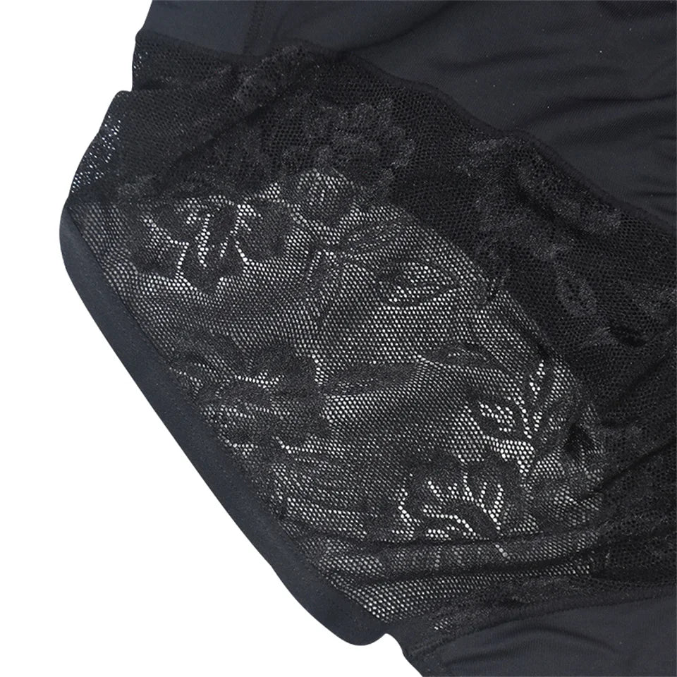 Dantel Detaylı Balenli Push-Up Toparlayıcı Bodysuit Korse 40193