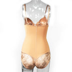 Dantel Detaylı Balenli Push-Up Toparlayıcı Bodysuit Korse 40193