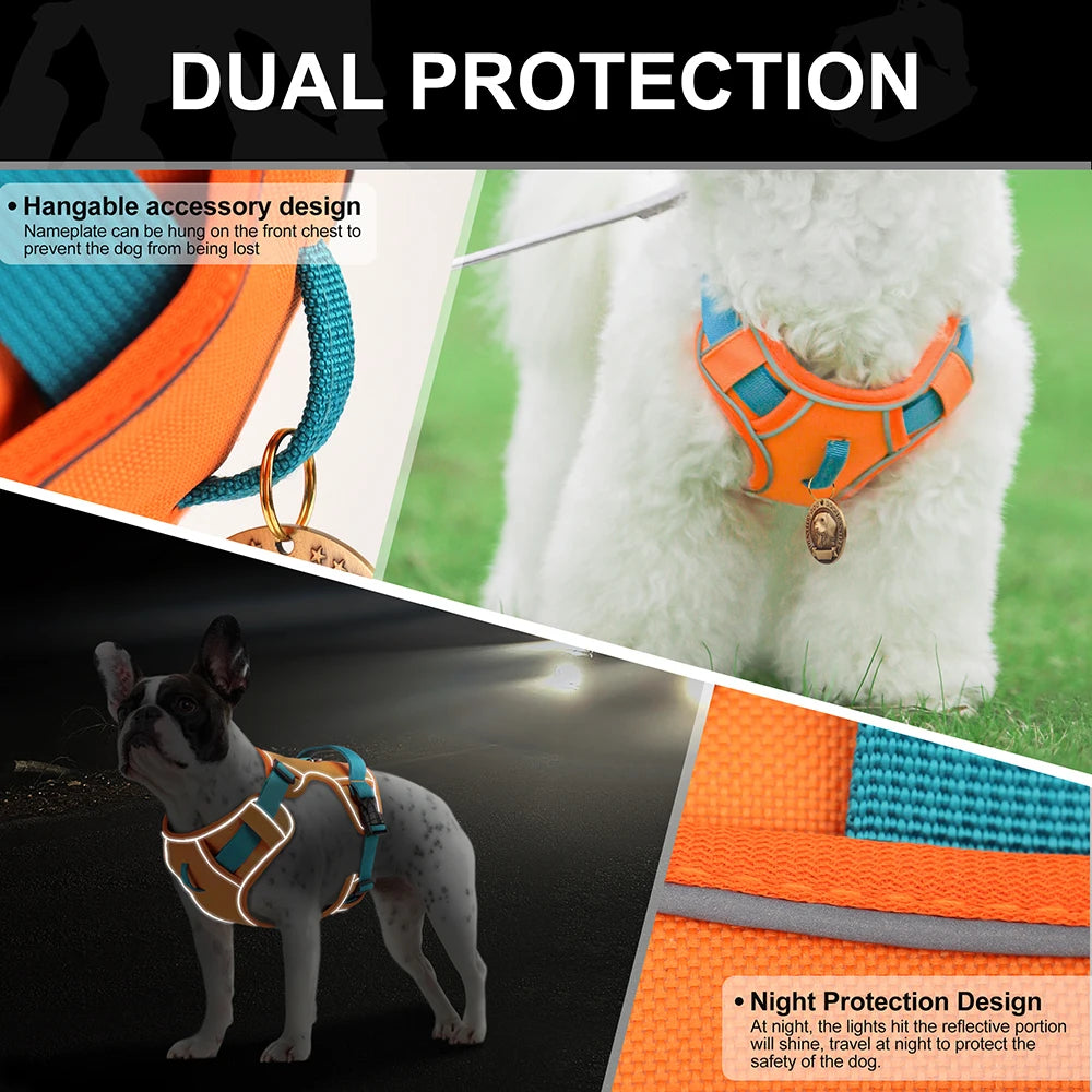 Köpek Göğüs Tasması Reflective Nefes Alabilir 73232