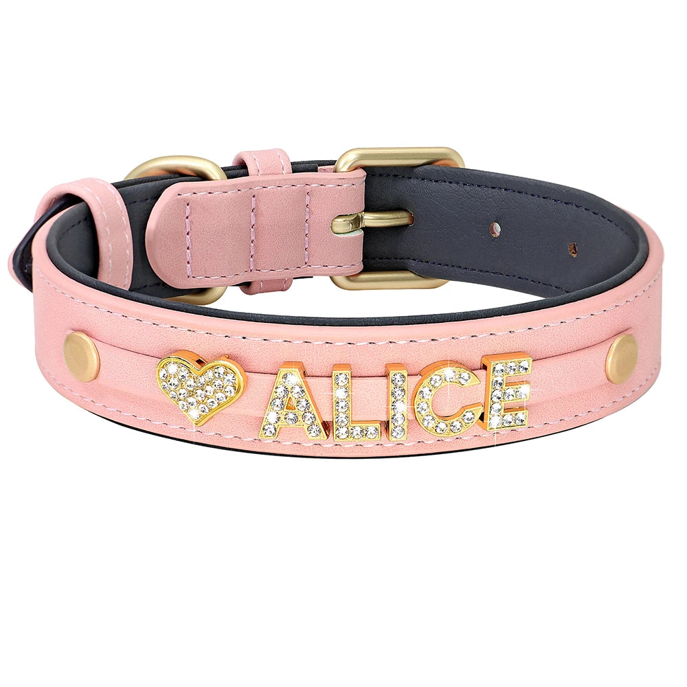 Köpek tasması Bling Charm İsimli Boyun Tasması 