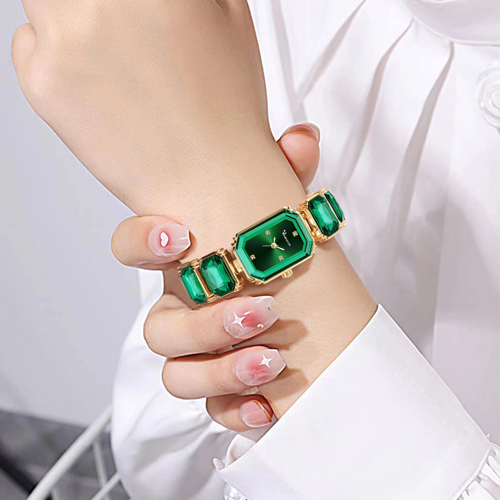 Kadın Saati Mücevher Işıltısı Kristal Bileklik 81012